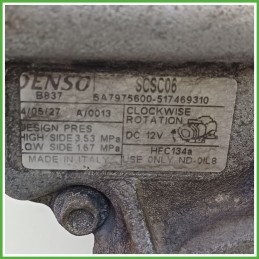 Compressore Clima AC Aria Condizionata DENSO SCSC06 FIAT PANDA 2Q 52060460