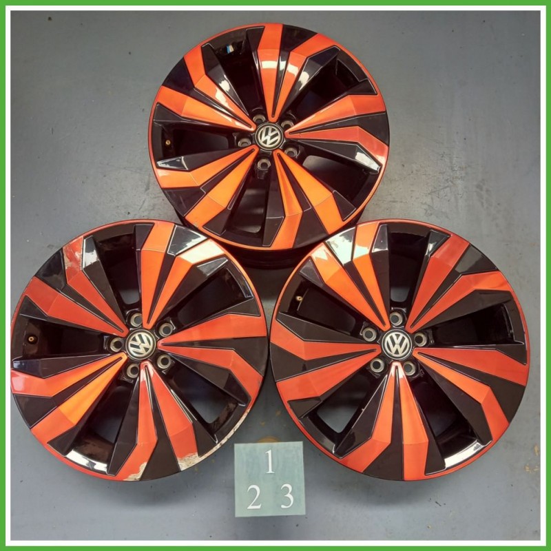 Cerchio Singolo in Lega VOLKSWAGEN T-CROSS (dal 02/2019) 17 pollici 17" 6.5J 5x100 ET 39 originale usato al pz
