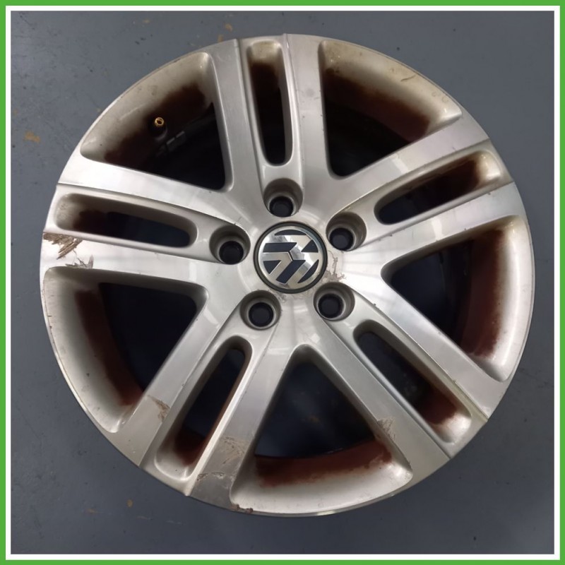 Cerchio Singolo in Lega VOLKSWAGEN GOLF (5K/AJ) (dal 09/2008) 16 pollici 16" 6.5J 5x112 ET 50 originale usato al pz