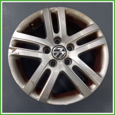 Cerchio Singolo in Lega VOLKSWAGEN GOLF (5K/AJ) (dal 09/2008) 16 pollici 16" 6.5J 5x112 ET 50 originale usato al pz