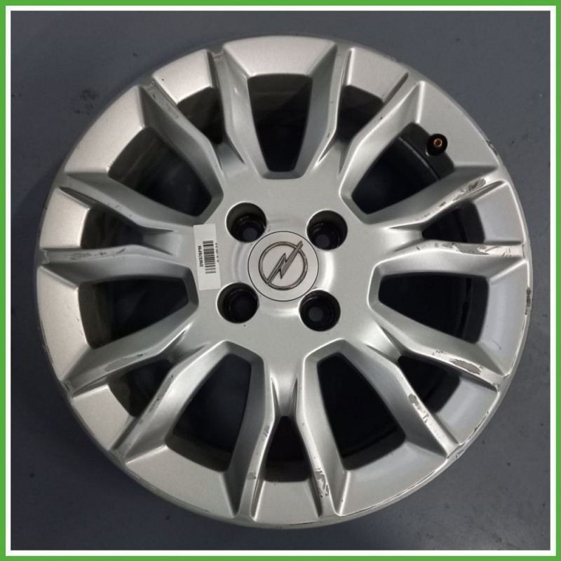 Cerchio Singolo in Lega OPEL CORSA (S07) (dal 07/2006 al 02/2011) 16 pollici 16" 6.0J 4x100 ET 40 originale usato al pz
