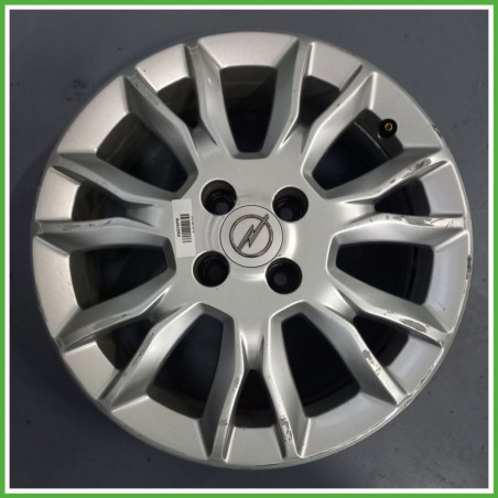 Cerchio Singolo in Lega OPEL CORSA (S07) (dal 07/2006 al 02/2011) 16 pollici 16" 6.0J 4x100 ET 40 originale usato al pz