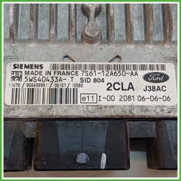 Centralina Motore Iniezione ECU SIEMENS RWS40433A-T FORD FIESTA CBK 1.4 50kw 1303232 2005 2008