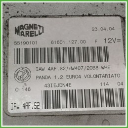 Centralina Motore Iniezione ECU MAGNETI MARELLI IAW4AF.S2 FIAT PANDA 2Q 1.2 44kw 51880191 2003 2010