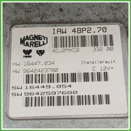 Centralina Motore Iniezione ECU MAGNETI MARELLI IAW48P2.70 PEUGEOT 206 1.1 44kw 1929QN 1998 2009