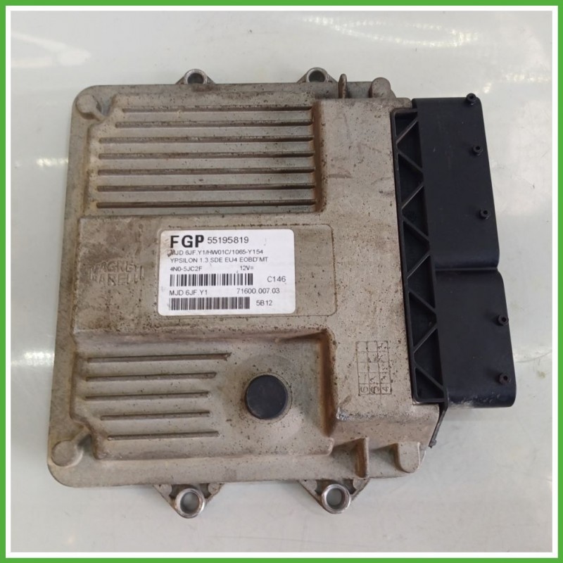Centralina Motore Iniezione ECU MAGNETI MARELLI MJD6JF.Y1 LANCIA YPSILON TE 1.3 16V 51kw 55202548 2003 2006