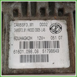 Centralina Motore Iniezione ECU MAGNETI MARELLI IAW5SF3.M1 FIAT GRANDE PUNTO 2Y 1.2 48kw 51798649 2005 2008