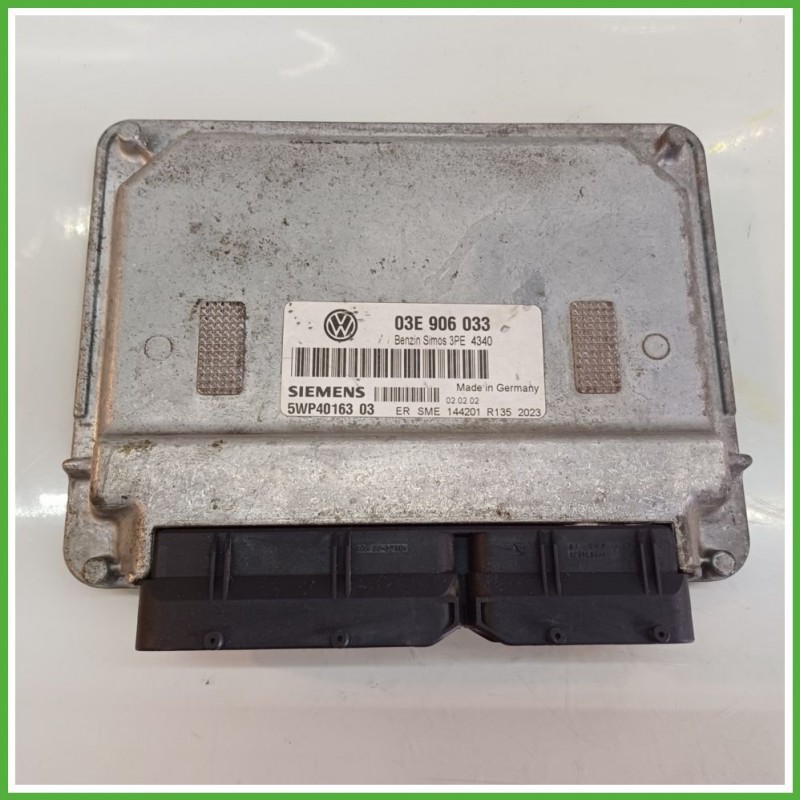 Centralina Motore Iniezione ECU SIEMENS 5WP40163-03 VOLKSWAGEN POLO 9N 1.2 12V 47kw 03E906033 2001 2005