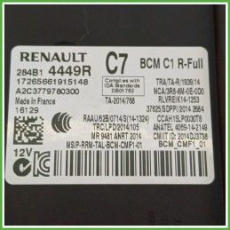 Centralina BCM Control Module CONTINENTAL A2C3779780300 RENAULT MEGANE 4a Serie 1.5 8V dCi 284B14449R 2016 2021