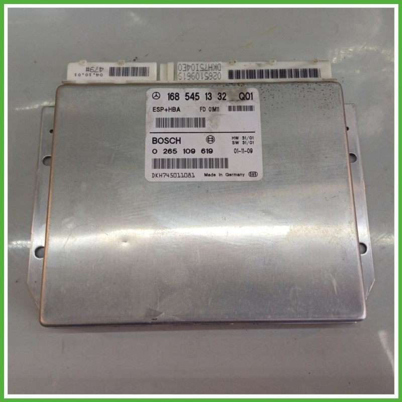 Centralina Controllo Elettronico Stabilita ESP+HBA BOSCH 0265109619 MERCEDES-BENZ Classe A W168 CDI A1685451332 2001 2004