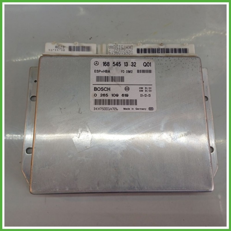 Centralina Controllo Elettronico Stabilita ESP+HBA BOSCH 0265109619 MERCEDES-BENZ Classe A W168 A1685453532 2001 2004