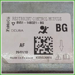Centralina Airbag FOMOCO 8V51-14B321-BG FORD FIESTA CB1 1.4 16V 1568581 2008 2013