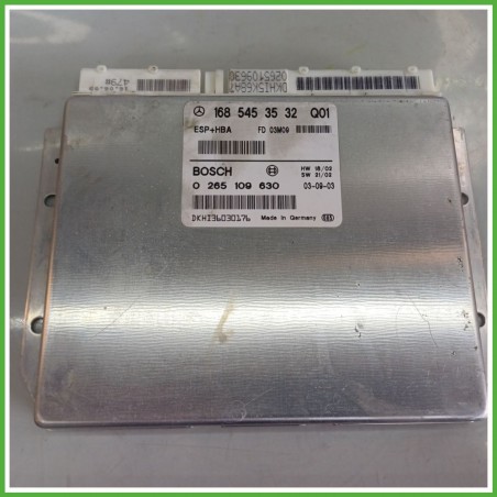 Centralina Controllo Elettronico Stabilita ESP+HBA BOSCH 0265109630 MERCEDES-BENZ Classe A Lunga V168 CDI A1685453532 2001