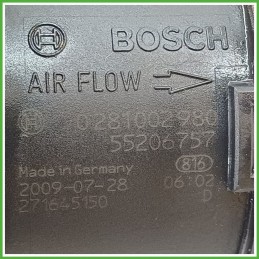 Debimetro Misuratore Massa Aria BOSCH 0281002980 ALFA ROMEO MiTo X6 1.3 JTDm 55206757 2008 2011