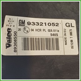 Faro Fanale Proiettore Anteriore Sinistro SX VALEO 89308550 OPEL MERIVA X03 93175364 Usato