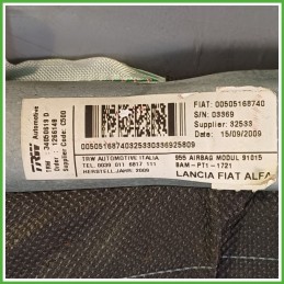 Airbag Laterale Sinistro SX ALFA ROMEO MiTo X6 1.3 JTDm 52025701 2008 2011 TRW 34050619D