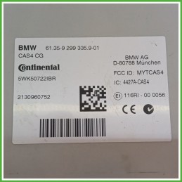 Centralina Sedile CONTINENTAL 5WK50722IBR BMW X3 F25 61.35-9299335.9-01 2010 2014