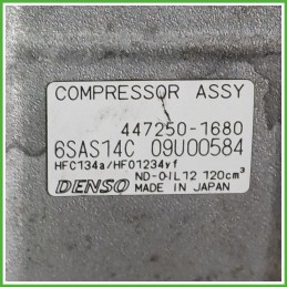 Compressore Clima AC Aria Condizionata DENSO 447250-1680 MERCEDES-BENZ Classe A W176 A0008303602