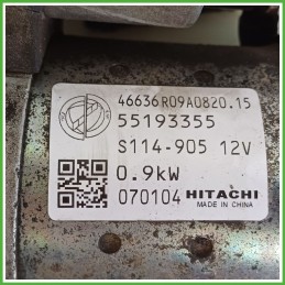 Motorino Avviamento HITACHI S114.905 FIAT GRANDE PUNTO 2Y 55193355
