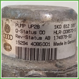 Pompa Depressore Vuoto Sistema Frenante VOLKSWAGEN POLO 6C 1K0612181F 2014 2015 HELLA HLR008570-10