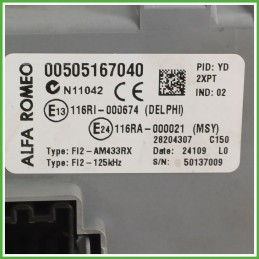 Body Computer Centralina Modulo BCM BSI DELPHI FI2-AM433RX ALFA ROMEO MiTo X6 1.3 JTDm 505167040 2008 2011