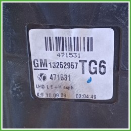 Specchio Specchietto Retrovisore Sinistro SX BLU OPEL ZAFIRA A05 2005 2010 SCHEFENACKER Originale Usato