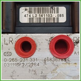 Centralina ABS Modulo Pompa BOSCH 0265800315 71718843 FIAT PUNTO 1N/1P Originale Usato