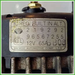 Alternatore DAEWOO 219292 CHEVROLET (DAEWOO) MATIZ M100 96380673