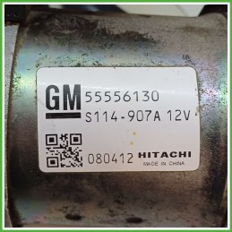 Motorino Avviamento HITACHI S114.907A OPEL ZAFIRA A05 55556130