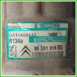 Compressore Clima AC Aria Condizionata SANDEN SD6V12 CITROEN C3 1a Serie 9800821980