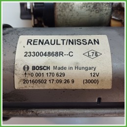 Motorino Avviamento BOSCH 0001170629 RENAULT MEGANE 4a Serie 233000603R