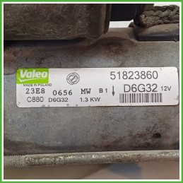 Motorino Avviamento VALEO D6G32 FIAT 500 3P 71793488