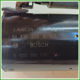 Motorino Avviamento BOSCH 0001138010 ALFA ROMEO GIULIETTA 5Y 52110467