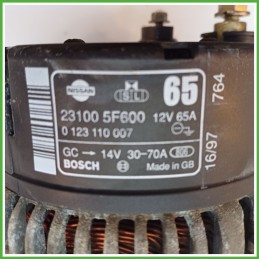 Alternatore BOSCH 0123110007 NISSAN MICRA K11E 231000U060