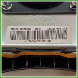 Airbag Guidatore Sinistro SX KIA SPORTAGE 2a Serie 2.0 16V 5690003000UB 2004 2008