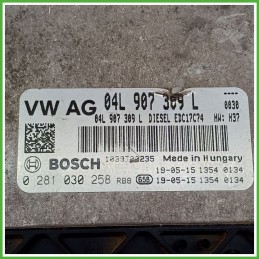 Centralina Motore Iniezione ECU BOSCH 0281030258 AUDI Q5 FYB 2.0 TDI 140kw 04L907309L 2016 2021