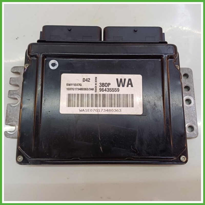 Centralina Motore Iniezione ECU SIEMENS 5WY1E07G CHEVROLET (DAEWOO) KALOS T200 1.2 53kw 96376652 2005 2008