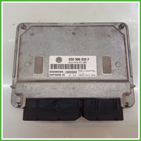 Centralina Motore Iniezione ECU SIEMENS 5WP40298-02 VOLKSWAGEN POLO 9N 1.2 40kw 03D906033F 2001 2005