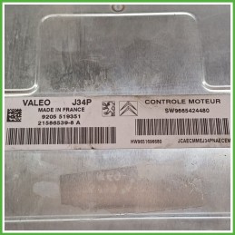 Centralina Motore Iniezione ECU VALEO 21586539-8A CITROEN C3 2a Serie 1.1 44kw 1943HG 2005 2010