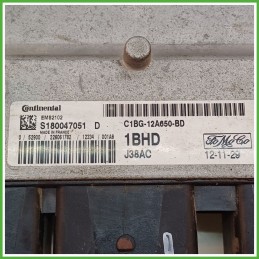 Centralina Motore Iniezione ECU CONTINENTAL S180047051D FORD FIESTA CB1 1.4 16V 71kw 1543041 2008 2013