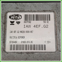Centralina Motore Iniezione ECU MAGNETI MARELLI IAW4EF.G2 FIAT MULTIPLA 1F 1.6 16V 76kw 55184484 2002 2004