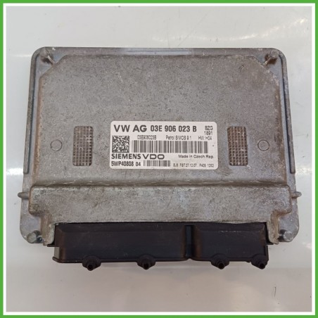 Centralina Motore Iniezione ECU SIEMENS 5W940808-04 VOLKSWAGEN POLO 9N 1.2 44kw 03E906023B 2005 2009