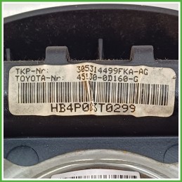 Airbag Guidatore Sinistro SX TOYOTA YARIS 1.4 451300D600B0 2005 2012 TAKATA 305314499FKA-AG