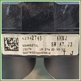 Quadro strumenti contachilometri tachimetro VDO A2C90845802005816G OPEL MOKKA 1.4 42342746
