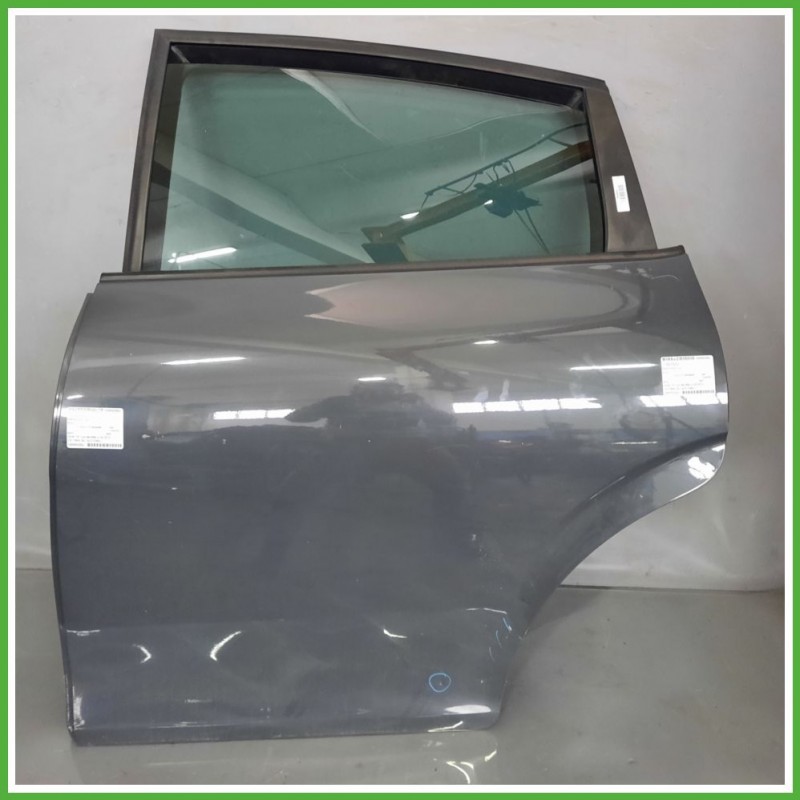 Porta Portiera Sportello Posteriore Sinistra SX GRIGIO SCURO 6Z Z7X SEAT LEON 1P Berlina 2005 2013 Originale Usato