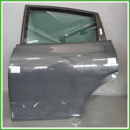Porta Portiera Sportello Posteriore Sinistra SX GRIGIO SCURO 6Z Z7X SEAT LEON 1P Berlina 2005 2013 Originale Usato