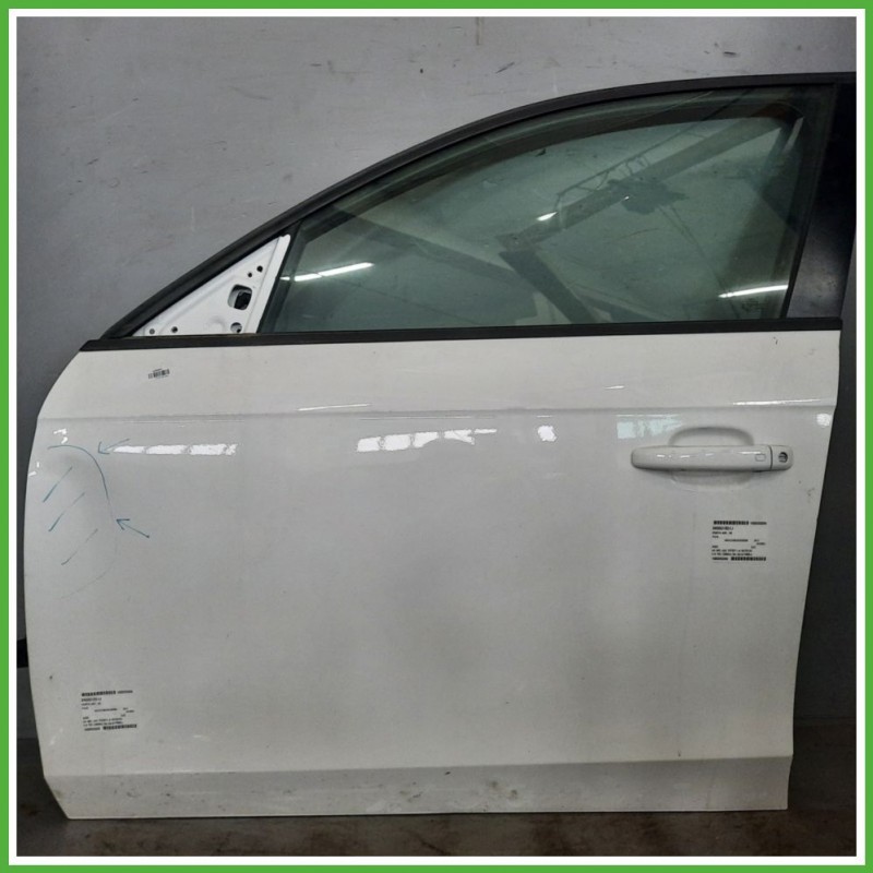 Porta Portiera Sportello Anteriore Sinistra SX BIANCO T9 Y9C AUDI A4 8K Station Wagon 2011 2016 Originale Usato