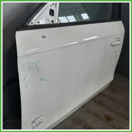 Porta Portiera Sportello Anteriore Sinistra SX BIANCO T9 Y9C AUDI A4 8K Station Wagon 2011 2016 Originale Usato