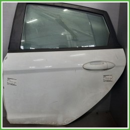 Porta Portiera Sportello Posteriore Sinistra SX BIANCO FORD FIESTA CB1 Berlina 2008 2013 Originale Usato
