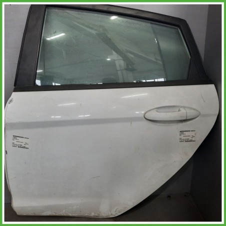 Porta Portiera Sportello Posteriore Sinistra SX BIANCO FORD FIESTA CB1 Berlina 2008 2013 Originale Usato